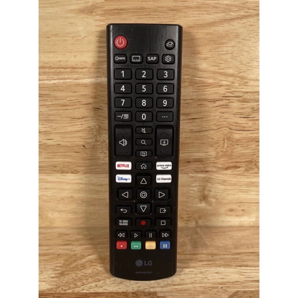 LG AKB76037601 OEM TV Remote Control 32LM577BZUA 32LM637BPUB Smart TV Black